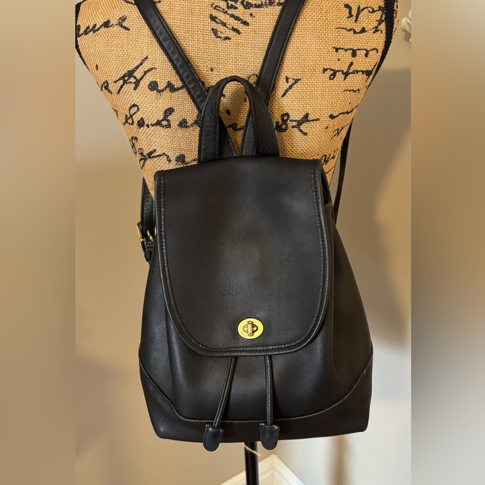 Vintage Coach® Large
Daypack - Black Restored